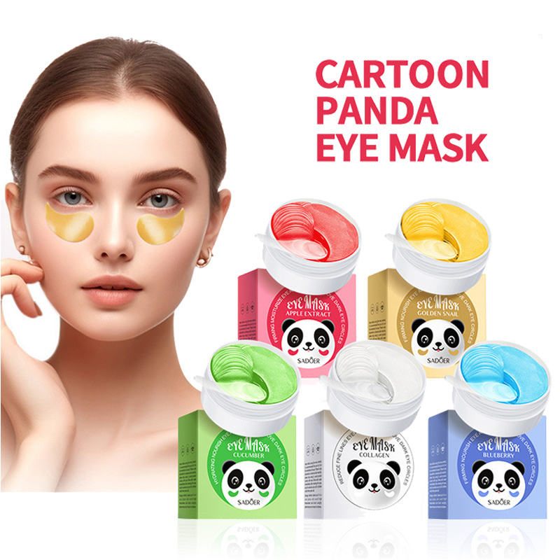 Sheet Mask Collagen - 60pcs SADOER คริสตัล Collagen Eye Mask
