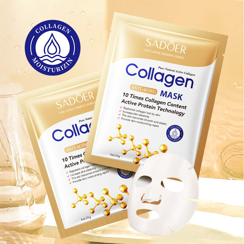 10 ชิ้น แผ่นมาส์กหน้าคอลลาเจนล - Sheet Mask Collagen บทวิจารณ์และราคา