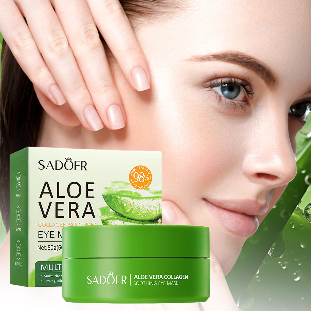 แผ่นมาส์กใต้ตา SADOER อโลเวร่า - Sheet Mask Collagen บทวิจารณ์และราคา