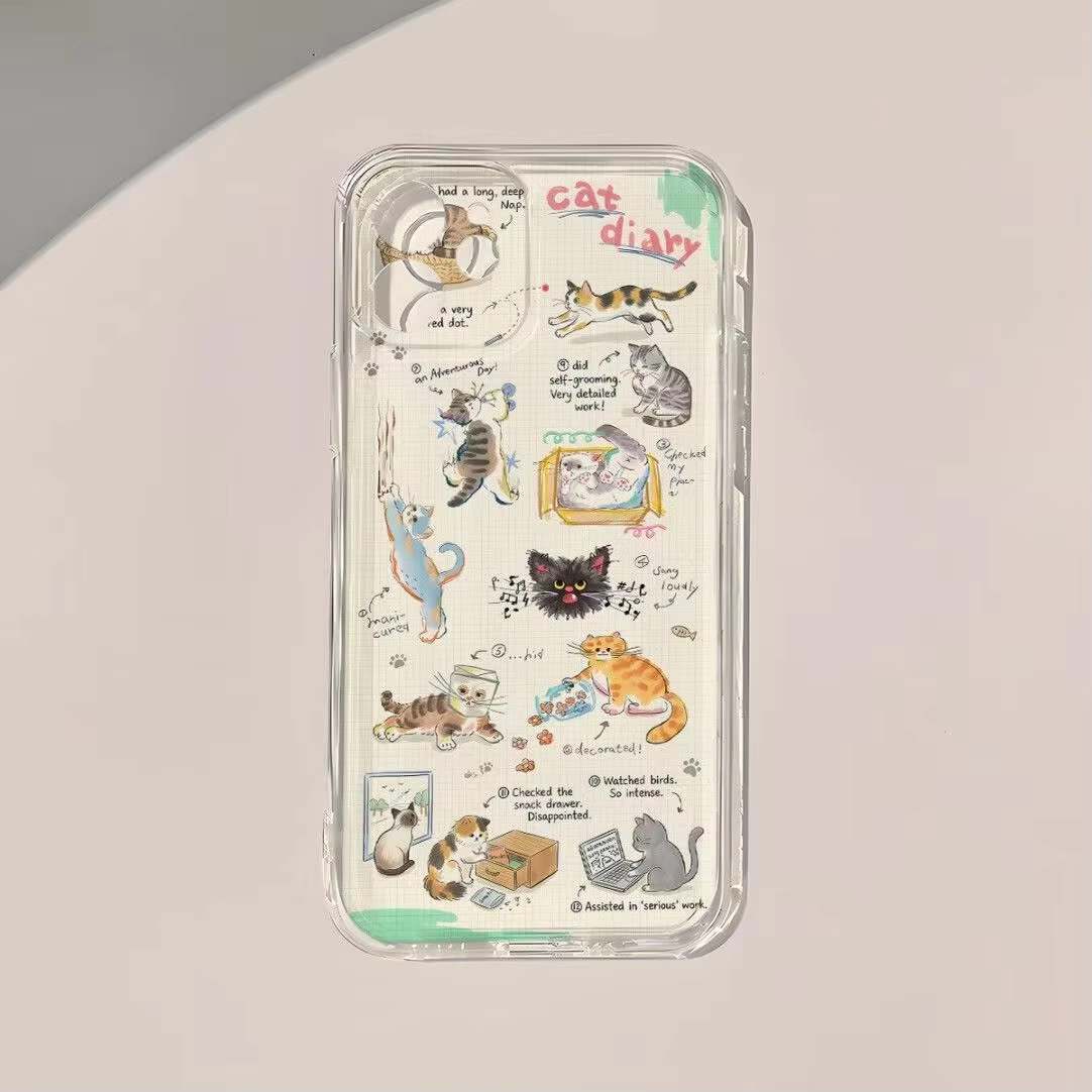 เคสโทรศัพท์ลายแมวน่ารักสไตล์เก - Lifestyle In Korean บทวิจารณ์และราคา