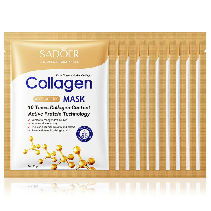 แผ่นมาส์กหน้าคอลลาเจนต่อต้านริ - Sheet Mask Collagen บทวิจารณ์และราคา