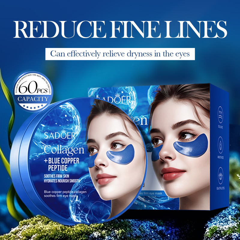 60pcs SADOER คาเฟอีนคริสตัล Co - Sheet Mask Collagen บทวิจารณ์และราคา